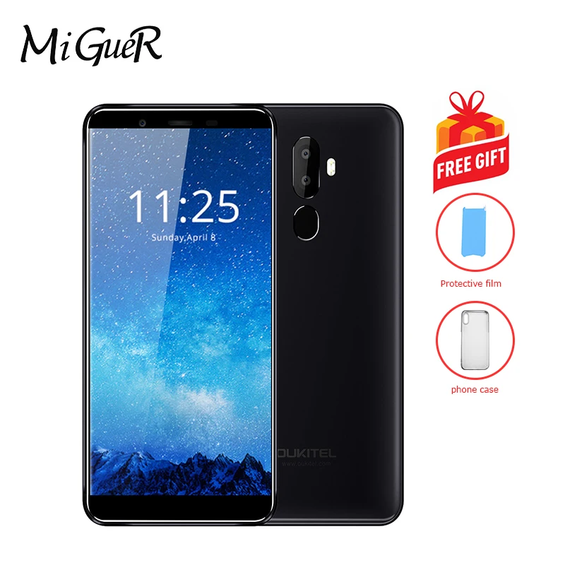

Oukitel U25 Pro 5.5 Inch FHD Screen Display Android 8.1 Octa Core Mobile Phone 4G+64G 13MP+5MP 3400mAh Fingerprint 4G Smartphone