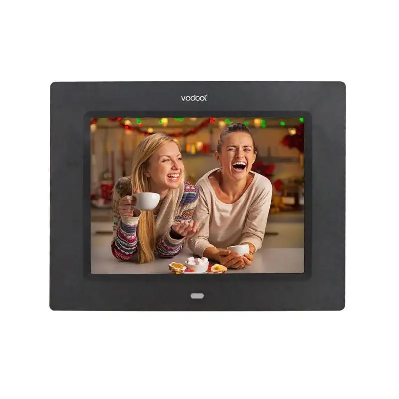 

8 Inch Digital Photo Frame HD 1024x768 LED Display Playback Electronic Album Picture Movie Player Timing Alarm Clock