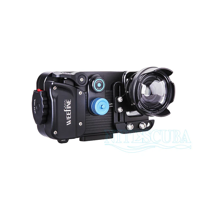 NiteScuba Дайвинг водонепроницаемый рыбий глаз широкоугольный объектив M52 24 мм Weefine wfl07 сотовый для смартфона корпус подводная фотография