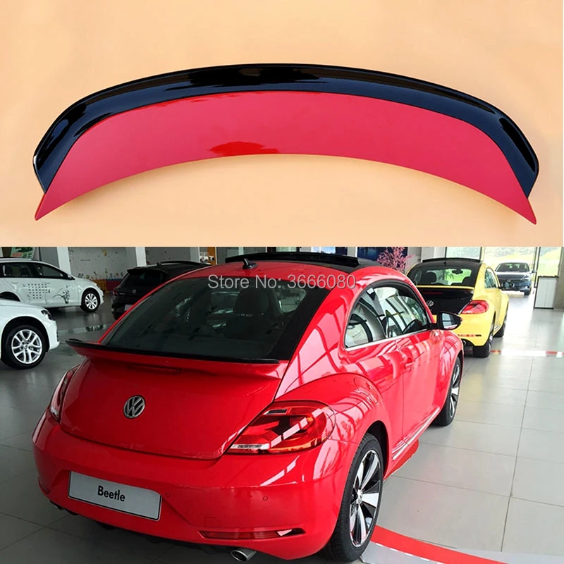 Для Volkswagen Beetle GSR/G20 2013 ABS пластик Неокрашенный праймер цвет задний спойлер багажник крыло губы крышка багажника