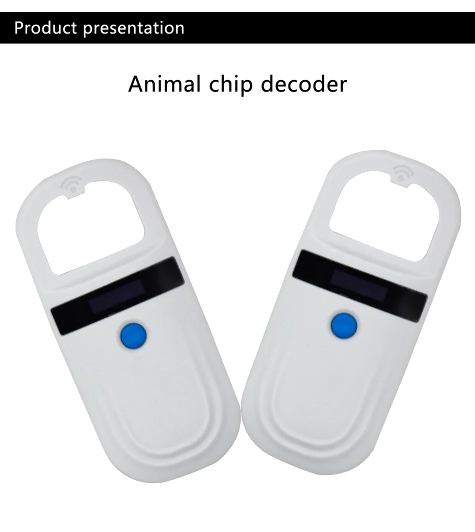  Readell ISO FDX-B Pet RFID Chip Reader OLED Display Portable Animal Microchip Scanner for Dog Cat