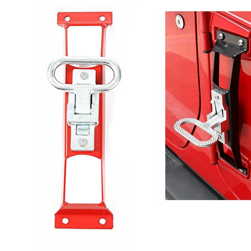 Foot Pegs Door Steps Door Hinge Foot Pedal For Jeep Wrangler Jk Jku