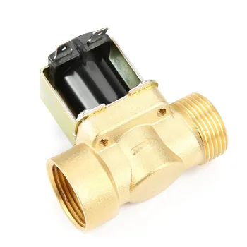 

Fdit DC 12V 0.46A Brass NC Solenoid Valve DN20 G3/4 Normal Pilot-operated Water Inlet Electric Solenoid Valve Hot Sale
