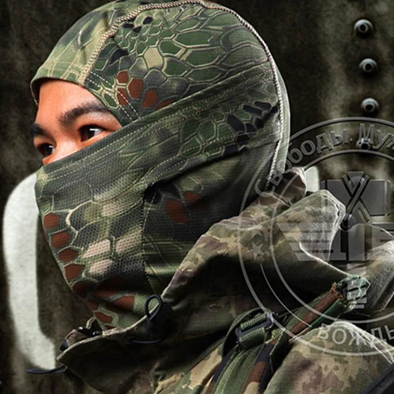 

Boa Style Tactical Military Hunting Outdoor Quick-drying Hood Face Mask Balaclava Wind-proof Headgear Rattlesnake Balaclava