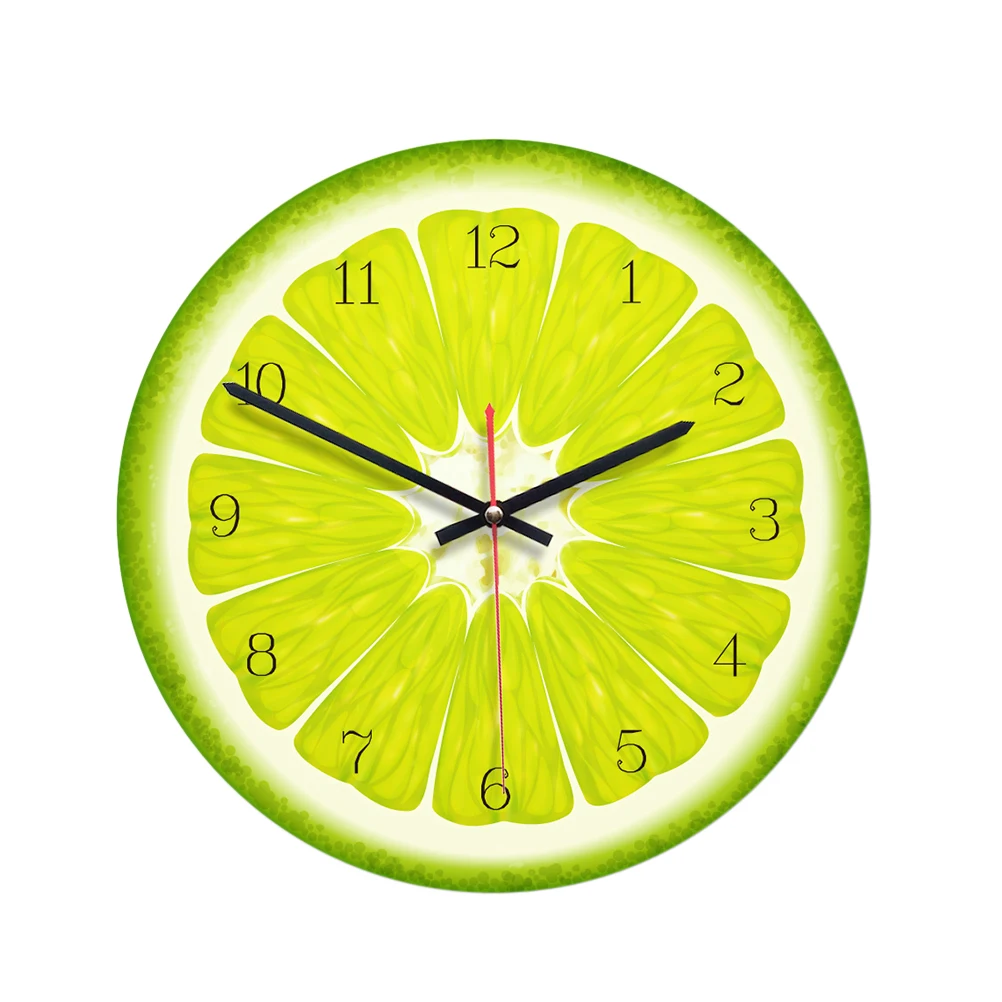 

1pc Nordic Wall Clock Round Creative Modern Simple Decorative Wall Clock Wooden Clock for Living Room Bedroom Kitchen Office