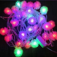 30 м 300 Одуванчик светодиодный Праздничная гирлянда Рождественские огни Navidad для украшения дома свадебный на день рождения праздничный часть украшения