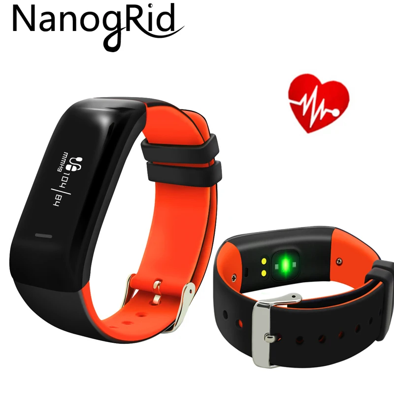 

P1 Plus Smart Wristband Color Display Heart Rate Blood Pressure Monitor IP67 Waterproof H1 Fitness Bracelet sport tracker band
