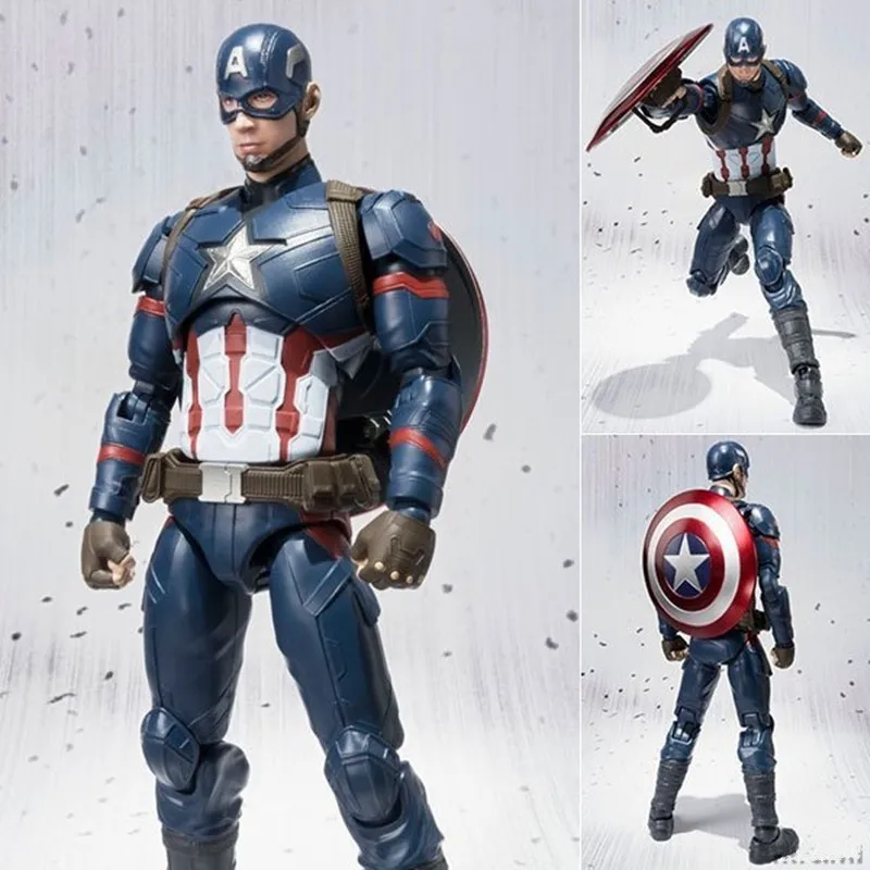 S.H.Figuarts Black Panther Figure Captain America Civil War Kids Toy Xmas Gift