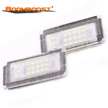 

12V Car LED License Plate Lights For BMW Mini Cooper S R50 R52 R53 White SMD LED Number Plate Lamp Bulb Kit Accessories 2X