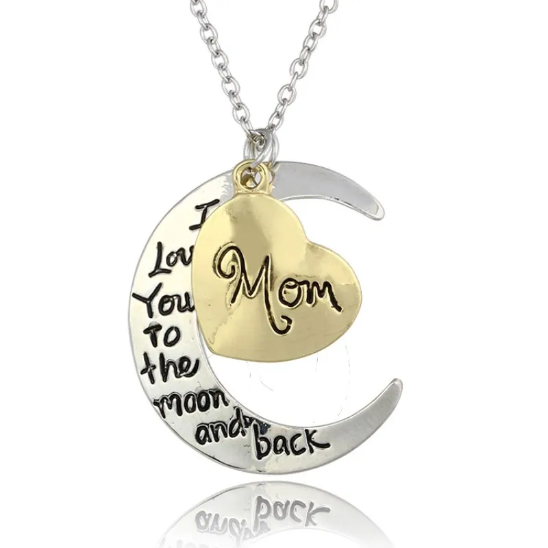 

Mom Sister Daughter Grandma necklaces pendants New trinket costume jewelery long chain charm necklace gifts souvenirs for family