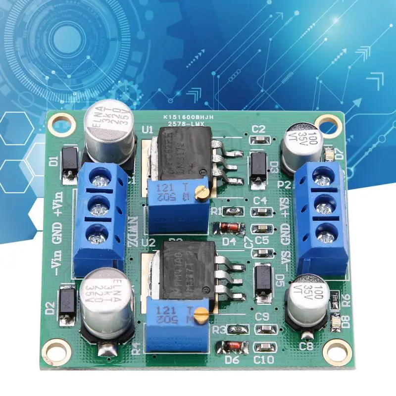 LM317/337 положительное отрицательное напряжение стабилизирующий блок питания
