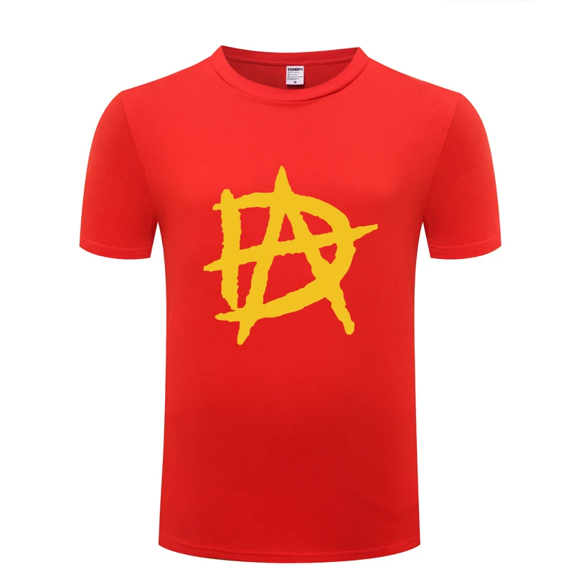 Футболка с логотипом Dean Ambrose DA Мужская футболка новинка 2018 повседневная