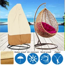 Анти-УФ Висячие качели стул протектор защита от пыли крышка Veranda Cacolet водонепроницаемый тент Оксфорд Чехлы Bosun обслуживание стула