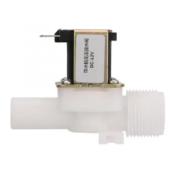 

Manual Flush Valve DC12V N/C Normally Closed Type Plastic Solenoid Valve for Water Dispenser Electric Magnetic Valve