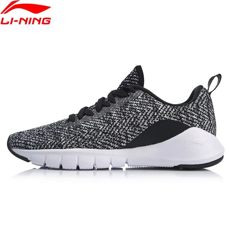 Li-Ning Women FLEX RUN Running Shoes Breathable Flexible Light Weight Sneakers Mono Yarn LiNing Sport Shoes ARKN018 XYP828