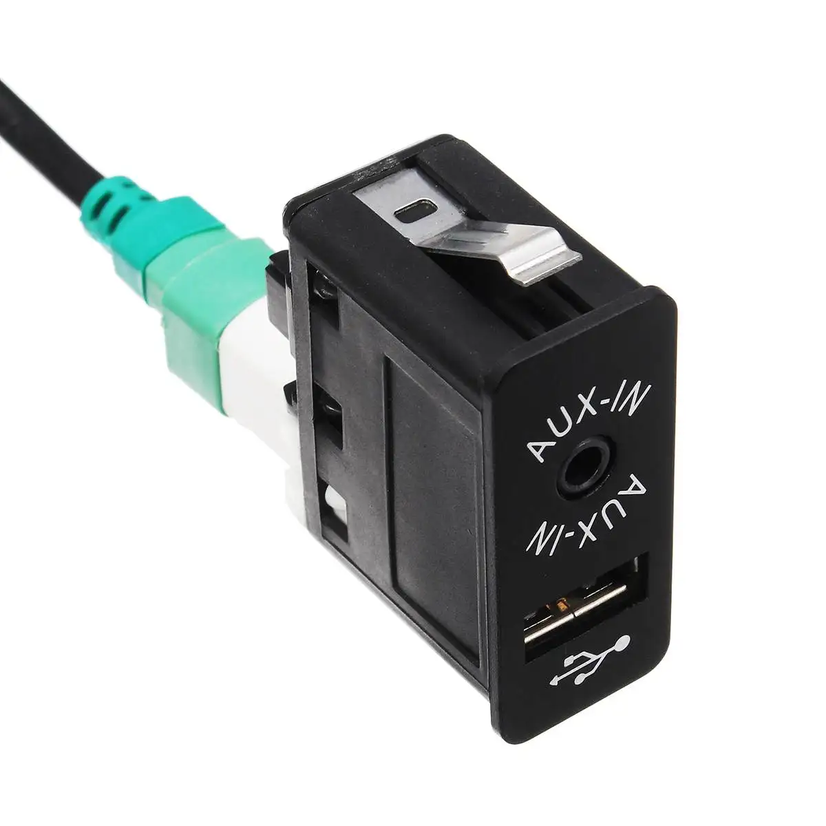 Автомобильный AUX USB разъем переключатель + кабель адаптер звуковая проводка