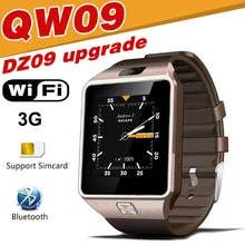 QW09 Спорт Смарт часы Bluetooth sim-карты 3g WI-FI 4 Гб Оперативная память DZ09 SmartWatch обновления телефона часы Дети Для мужчин Для женщин для Android часы