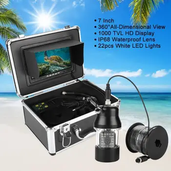 

7 Inch 1000 TVL Fishing Video Camera Underwater Fish Finder 30M