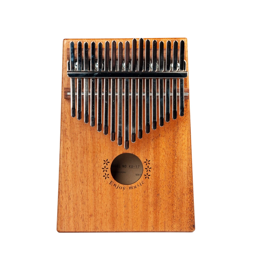 

17 Keys Kalimba Thumb Piano High-Quality Wood Sapele Body Musical Instrument With Learning Book Tune Hammer