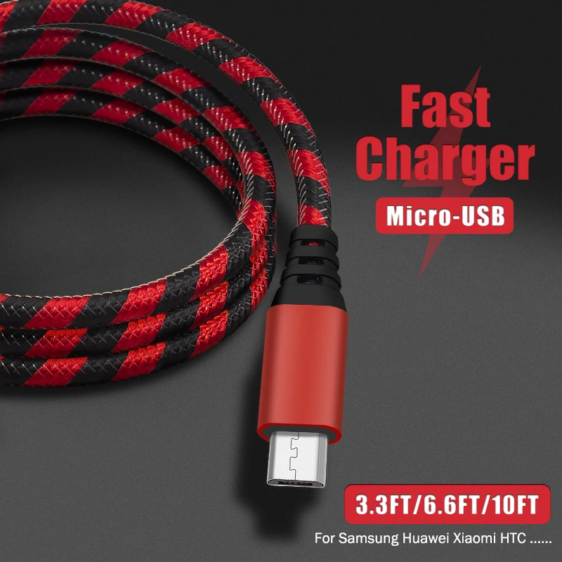 

Universal 1m 2m 3m Space Short Micro USB Cable V8 Mobile Phone Charging Cord Data for Android for Samsung Huawei redmi xiaomi Mi