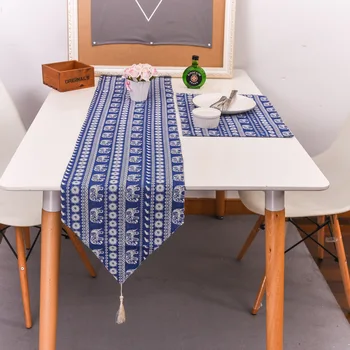 

Bohemian Striped Table Runners Table Decoration for Home Party Wedding Christmas New Year Party Decoration chemin de table