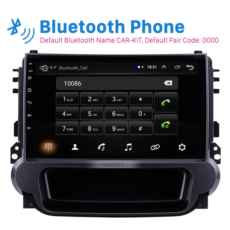 Harfey Android 9 1 для Chevy Chevrolet Malibu 2012 2014 дюймов радио GPS с Touchcreen резервная Bluetooth Камера DVR
