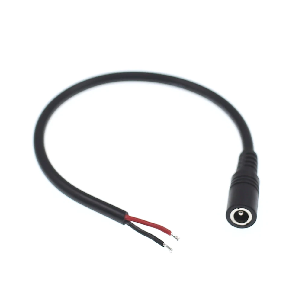 

18AWG DC Cable 5.5x2.5mm Female 5.5*2.1MM Charging Cord 0.25m/0.5m/1m