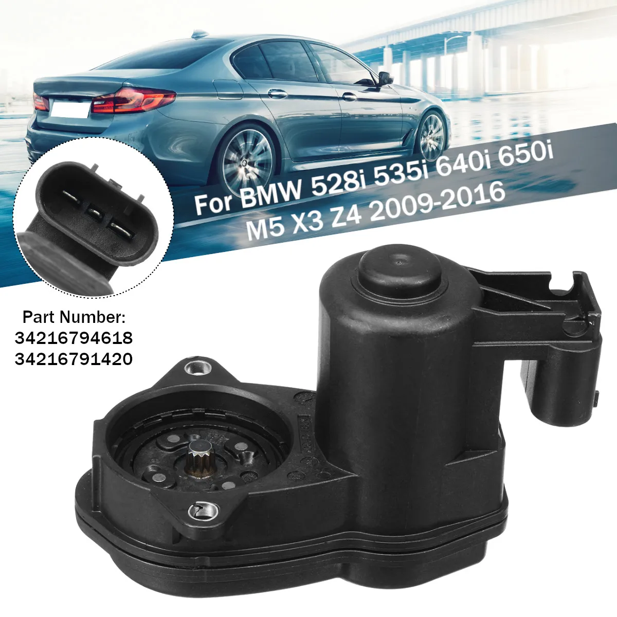 

Car Rear Brake Caliper Motor For BMW 528i 535i 640i 650i M5 X3 Z4 2009-2016 34216794618 34216791420