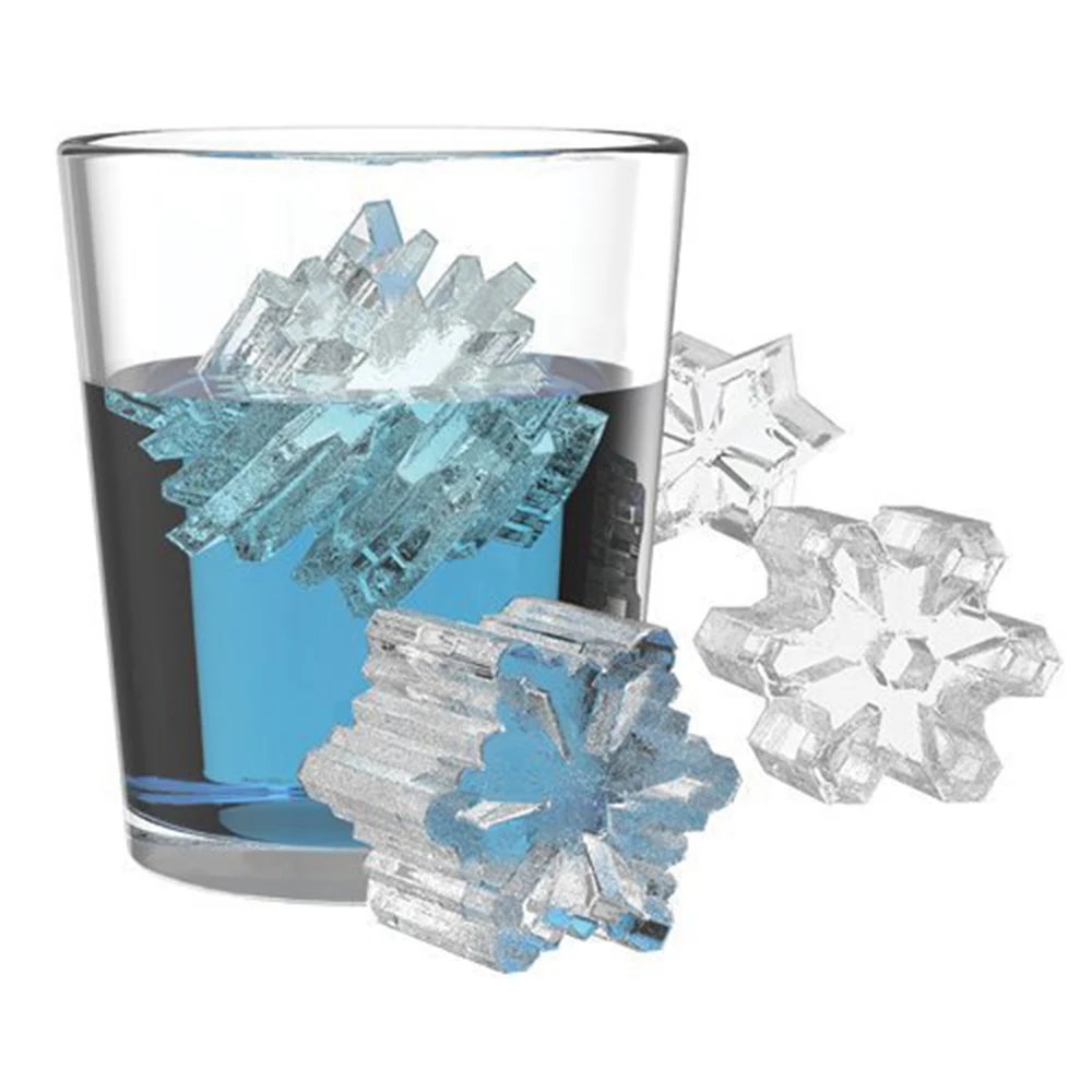 6 Shapes Baking Mould Christmas Cake Decor Snowflake Silicone Ice Cube