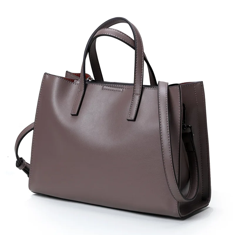 

2019 New Style Split Leather Handbags Handbag Leisure Shoulder Crossbody Bag Tote Bag Handbags Wholesale luxury handbags women