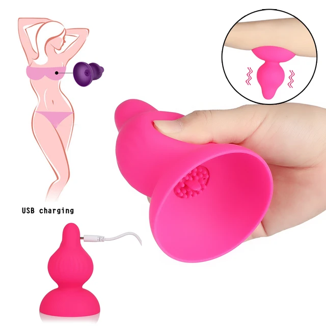 Rechargeable Nipple Stimulator Vibrator Breast Enlarger Massager 7  Frequency Vibrating Nipple Clamps Sucker Sex Toys For Women - Vibrators -  AliExpress