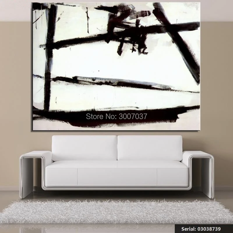 

Franz Kline Still life Classical Hand Painted oil Painting Drawing art Unframed Canvas Painting for Home Decor Living Room