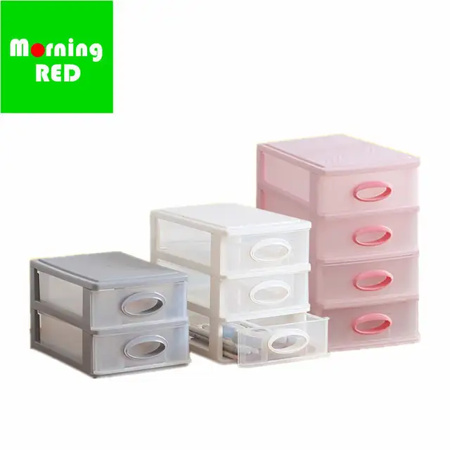Online Shop New Office Desktop Storage Box Plastic Multi Layer