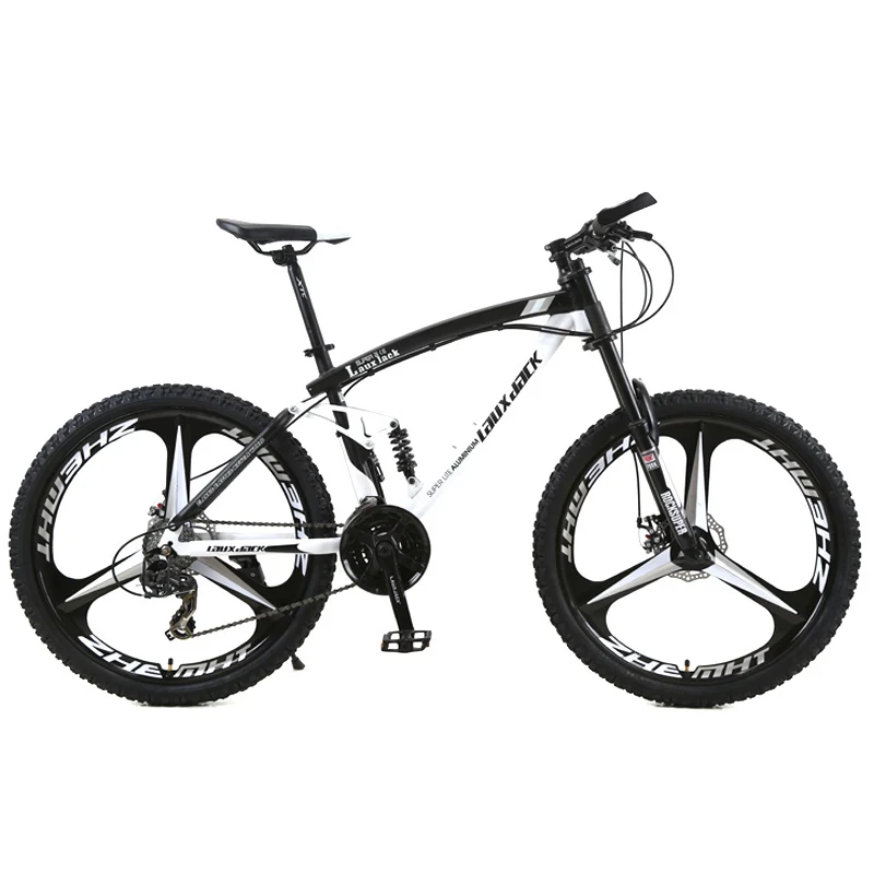 Top Lauxjack Mountain Bike Full Suspension Frame Steel Brake Disc Mechanical 24 Speed Shimano 26 "alloy Wheels 4 Top Lauxjack Mountain Bike Full Suspension Frame Steel Brake Disc Mechanical 24 Speed Shimano 26 "alloy Wheels 4