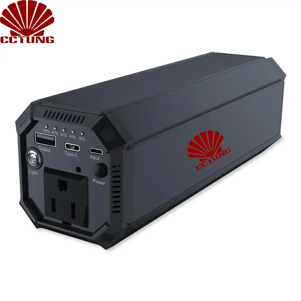 IP69 Inverter AC Power Bank with AC 100W Sine Wave & 17W USB & 18W Type