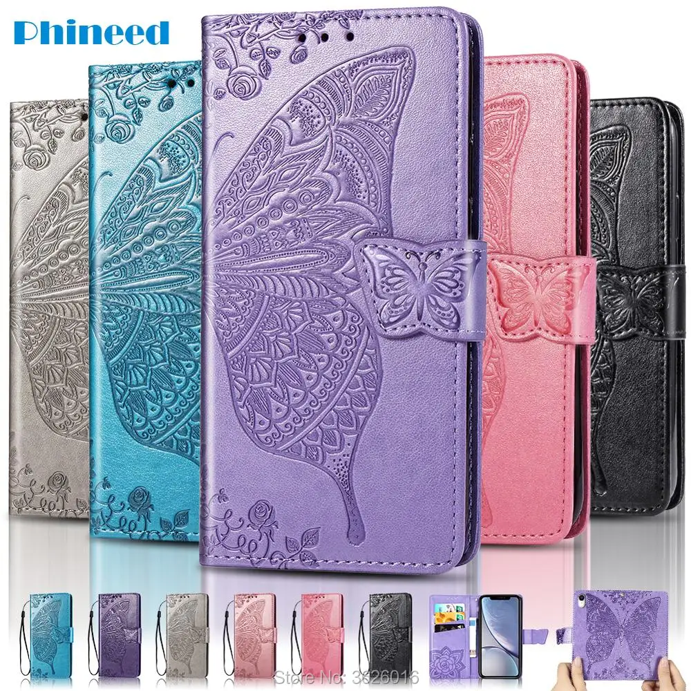 

3D Butterfly Case for Samsung Galaxy S7 Edge S7Edge With Soft TPU PU Leather Flip Wallet Coque Capa Etui
