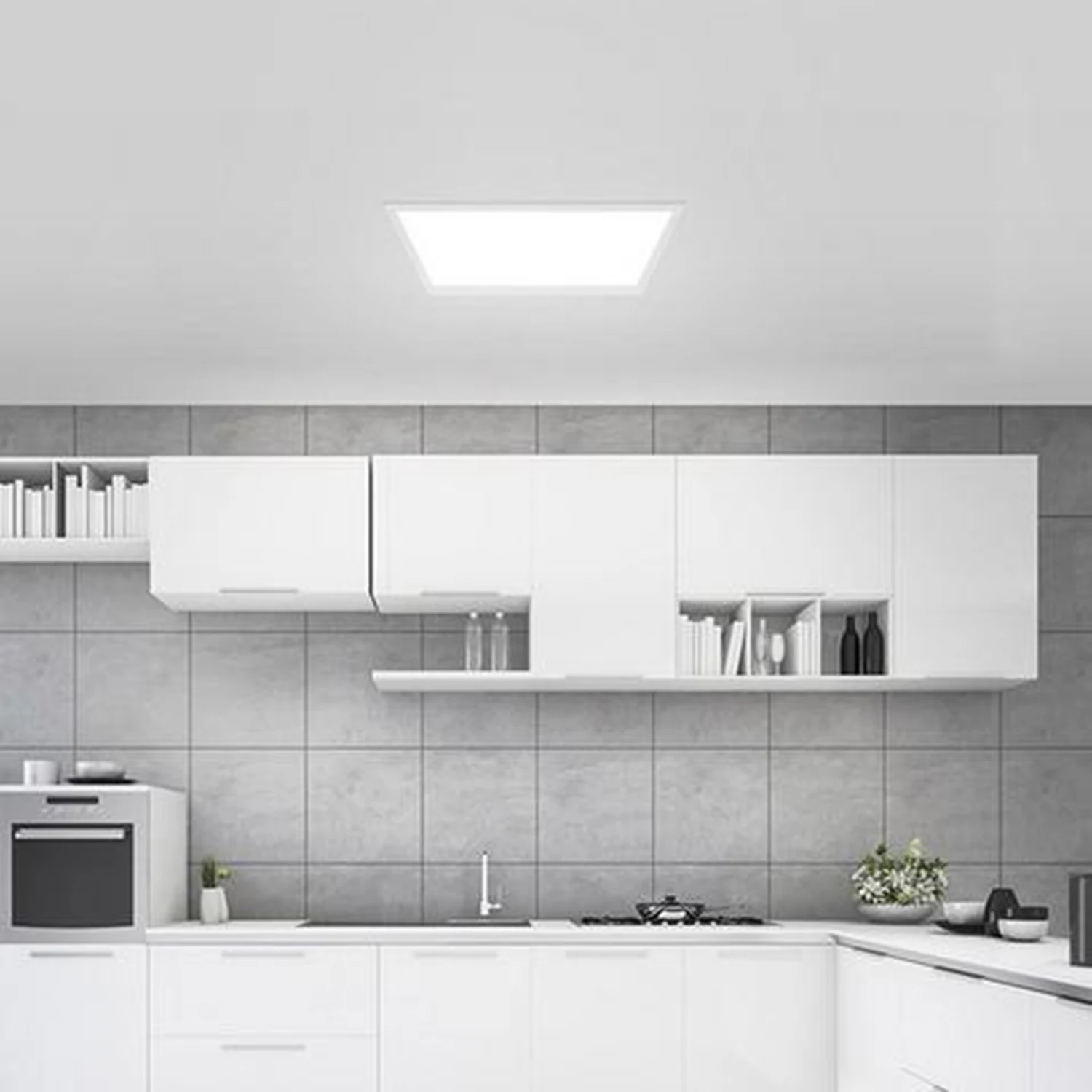 Yeelight Ultra Thin LED Ceiling Panel Light Downlight Dustproof AC220-240V-30x30cm White