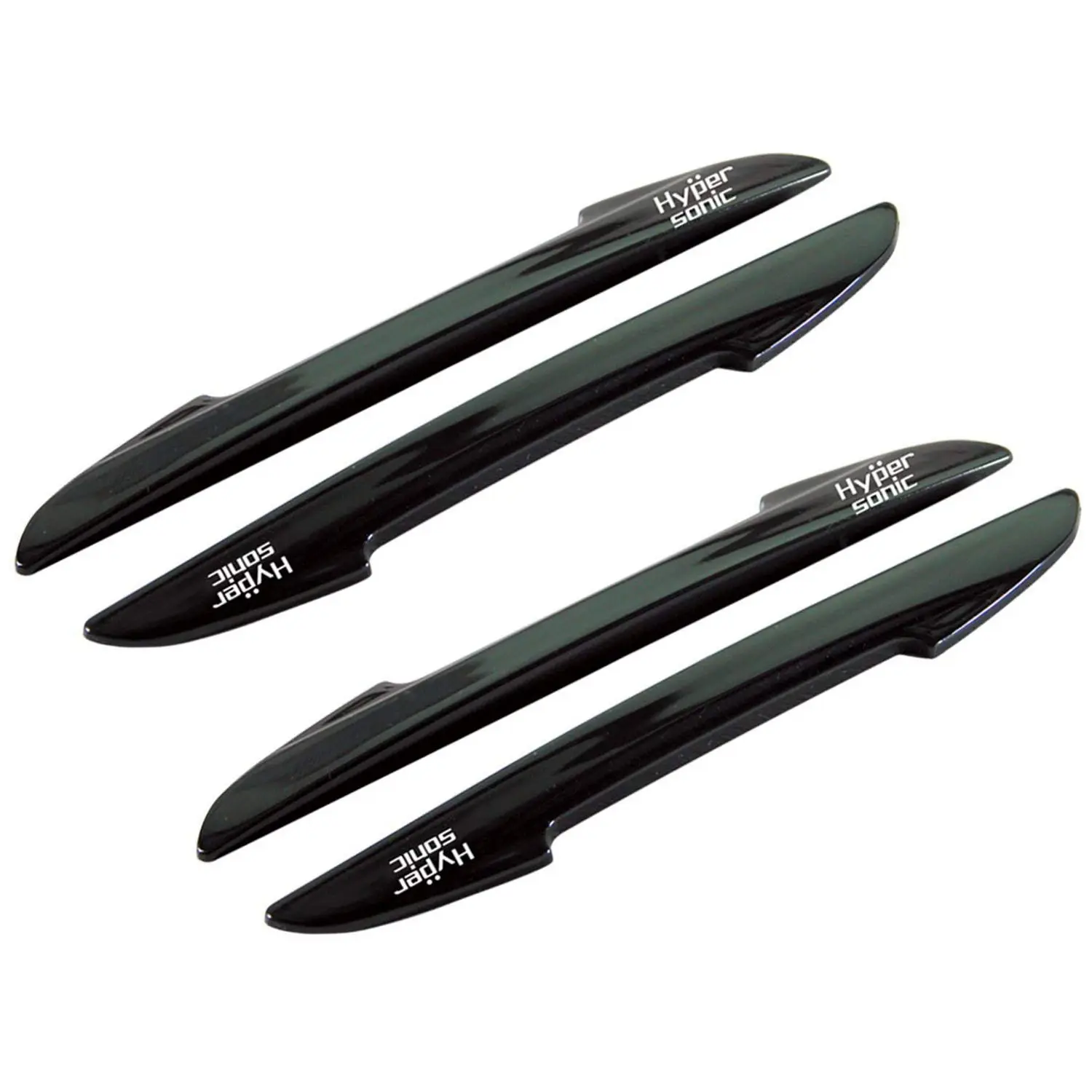 

Hypersonic Car Door Edge Protectors Plastic Door Guard Black 4PCS