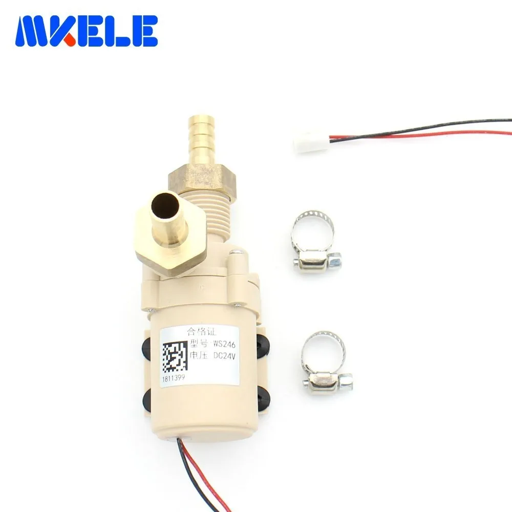 DC24V 6M Brushless Water Pump Silent High Temperature Solar Electric Gas Water Heater Circulating Booster Pump