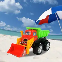 Дети открытый пляж играть песок модель экскаватора грузовик игрушечные лошадки форма в виде машины летние пляжные Вечерние игры
