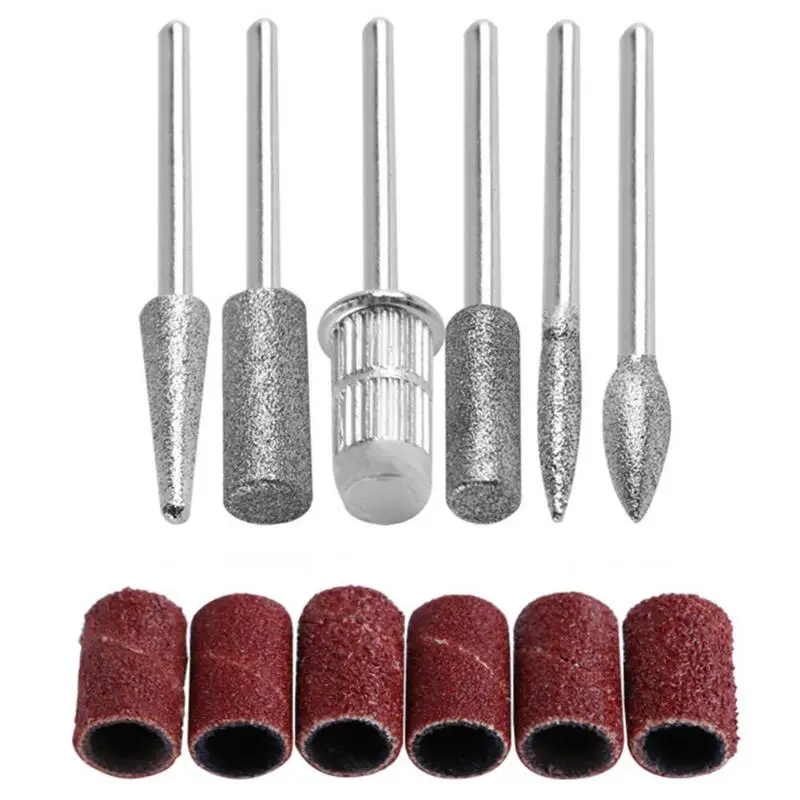 

Nail Grinding Sand Head Nail Drill Sanding Bands Polishing Nail Gel Manicure Cuticles Tool Grinding Machine Accessories