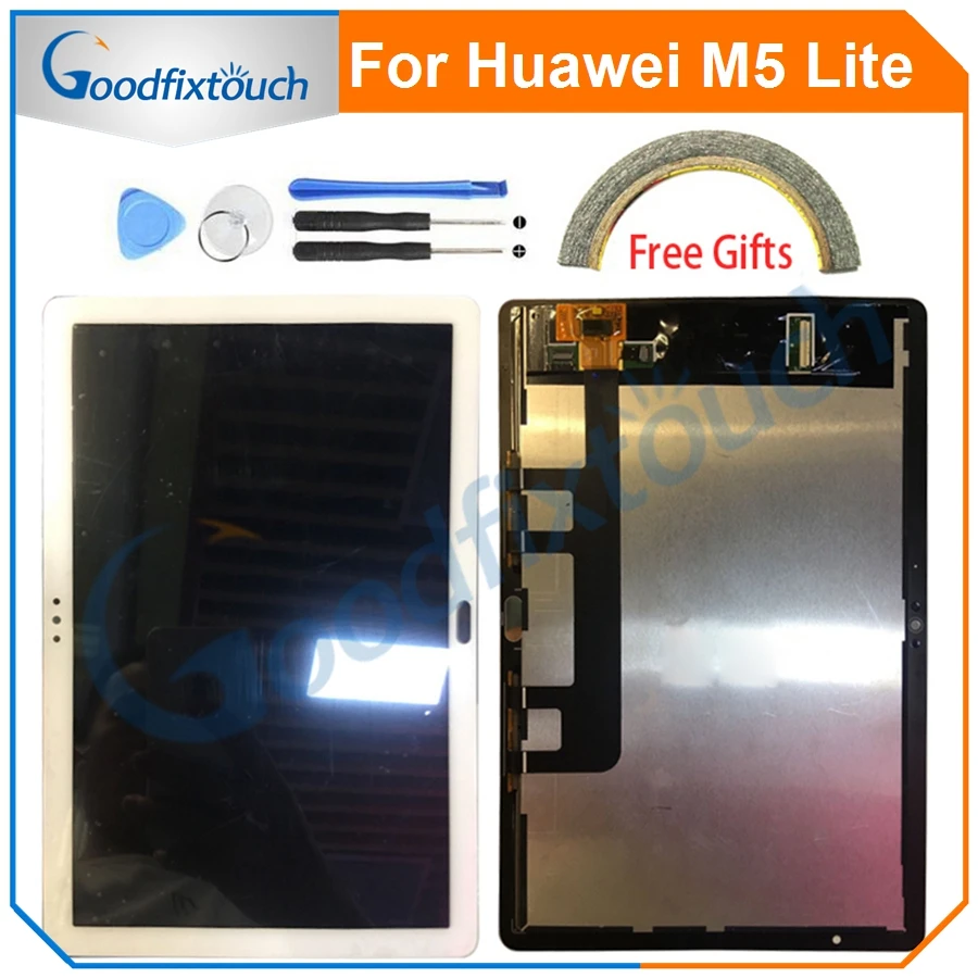 

10,1 дюйма, для Huawei MediaPad M5 Lite LTE 10 BAH2-L09 BAH2-L09C Bach2-L09C Bach2-W19C, ЖК-дисплей, сенсорный экран, дигитайзер в сборе