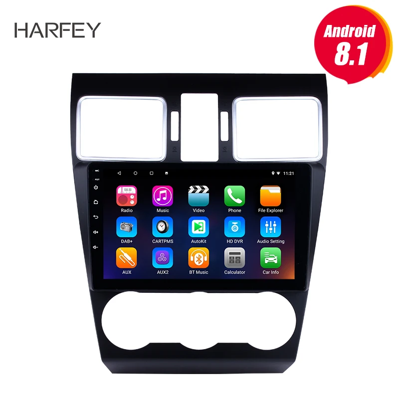 

Harfey Android 8.1 Radio TouchScreen Bluetooth GPS Navi 9" For 2015 2016 2017 Subaru Forester Support 3G WiFi TPMS DVR OBD II