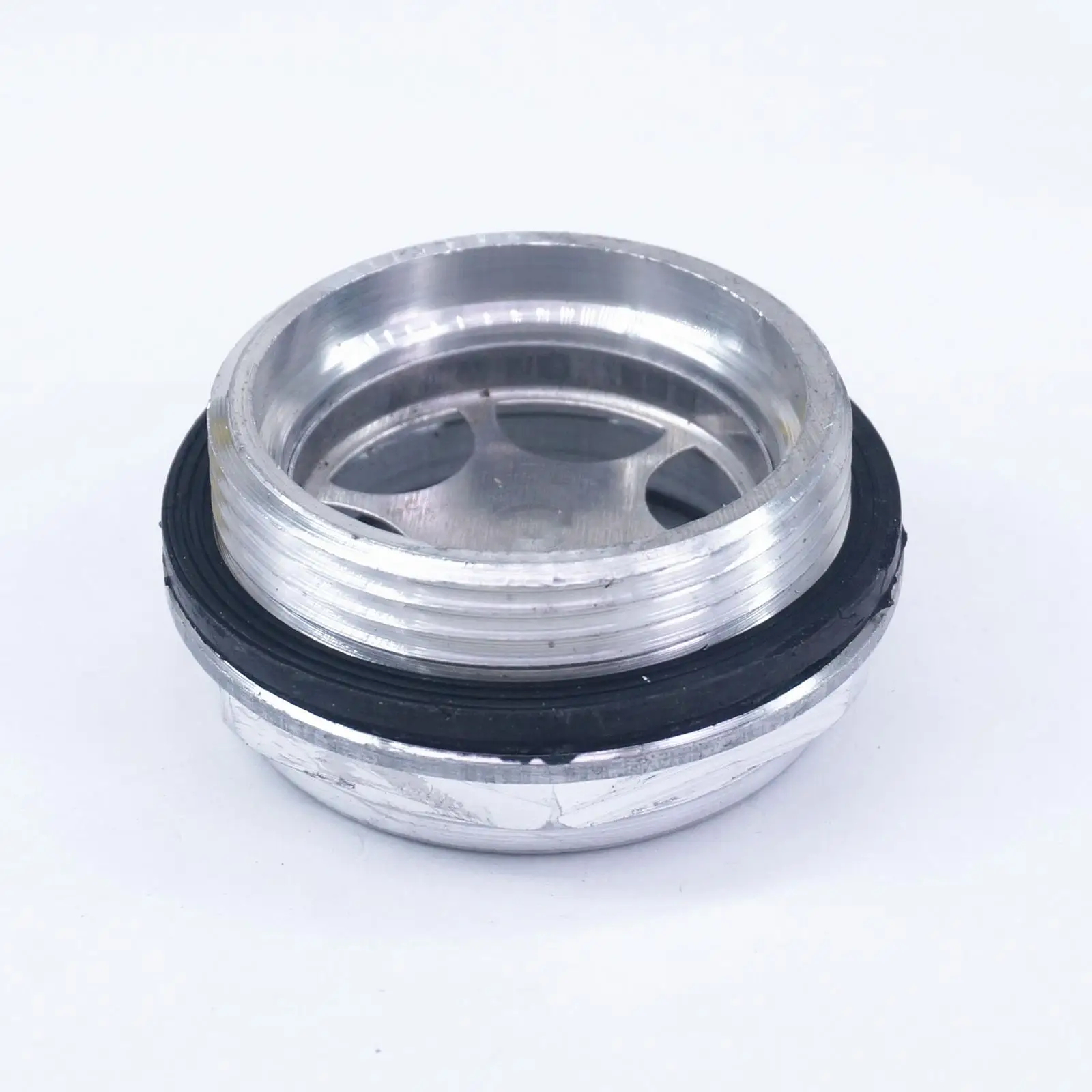 

1-1/2" BSPP Male Thread Aluminum Oil Level Sight Glass Window Hex Head For Air Compressor Gearbox
