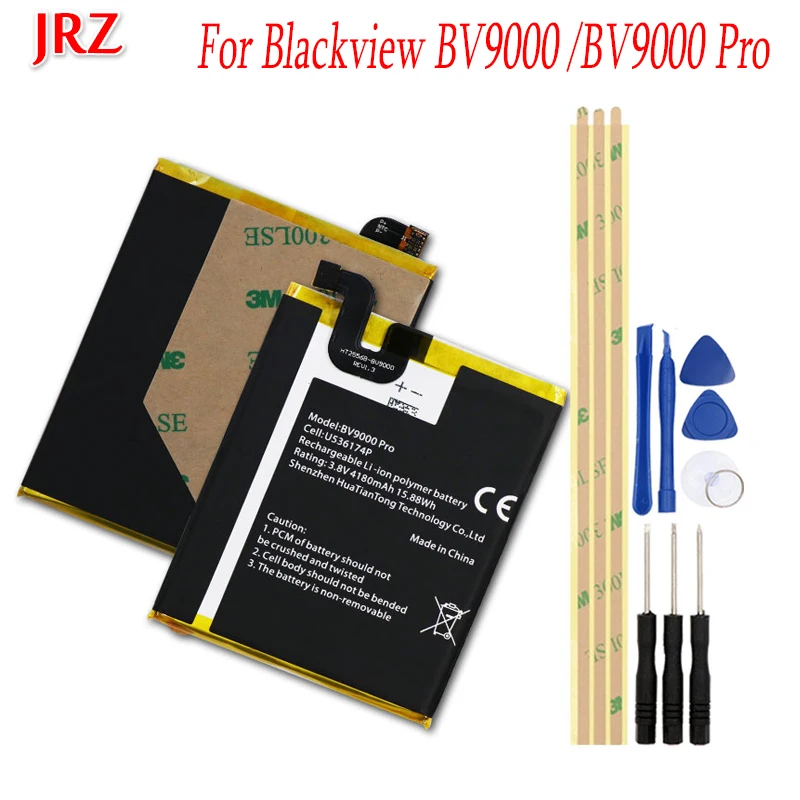 

IRZ 4180mAh U536174P battery For Blackview BV9000 /BV9000 Pro phone Replacement Batteries Bateria +Tools