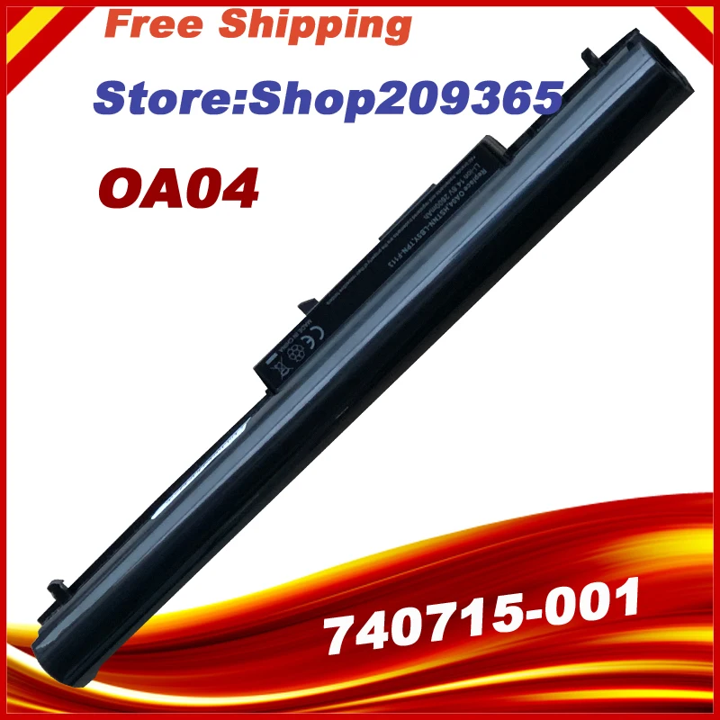 4 ячейки ноутбук Батарея для HP 240 G2 OA04 HSTNN LB5S 740715 001 аккумулятор большой емкости TPN