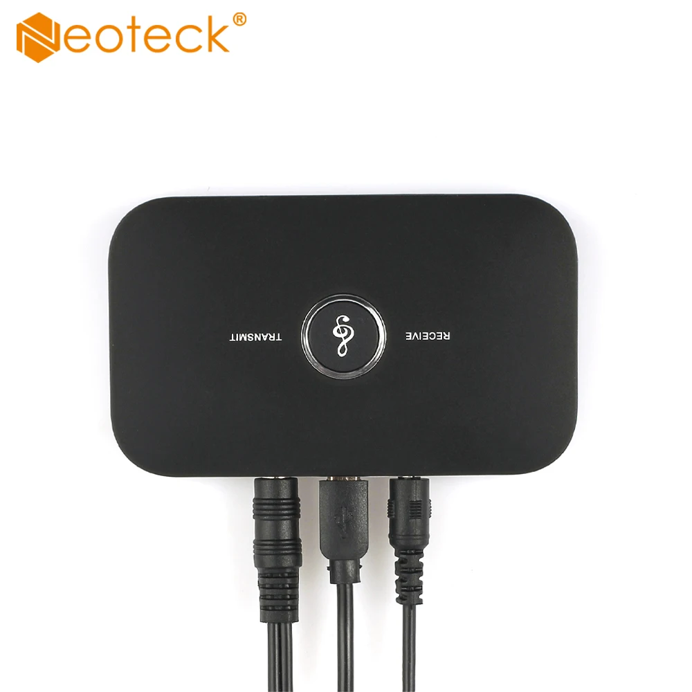 

Neoteck Wireless 2in1 Bluetooth Stereo Audio Music Transmitter and Receiver 3.5mm RCA Support stereo encoder and decoder