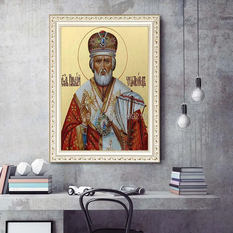 5D DIY религиозные люди круглый Дрель Алмаз живопись CrossStitch папа Парижской Мэри натуральная художественных промыслов домашнего Декор стены рисунок игрушки