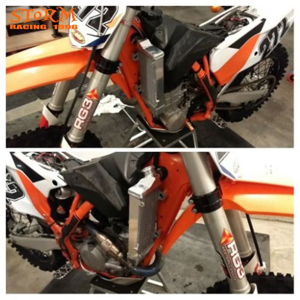Радиатор для мотоцикла кулер воды KTM SX SXF XCF 125 150 250 350 450 16 18 XCW XC EXCF 300 500 17