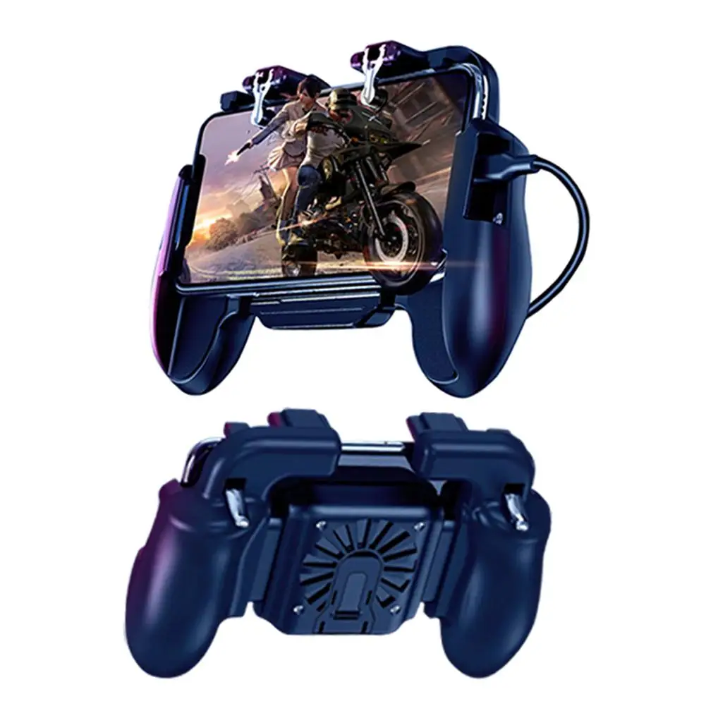 

H5 Game 3-in-1 Controller Game Assistance Handle For PUBG Mobile 4000mAh Emergency Charging Cooling Controller For Knives Out